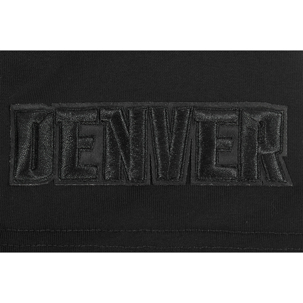 NBA DENVER NUGGETS NEUTRAL MEN'S DROP SHOULDER TEE (BLACK) - Image 12