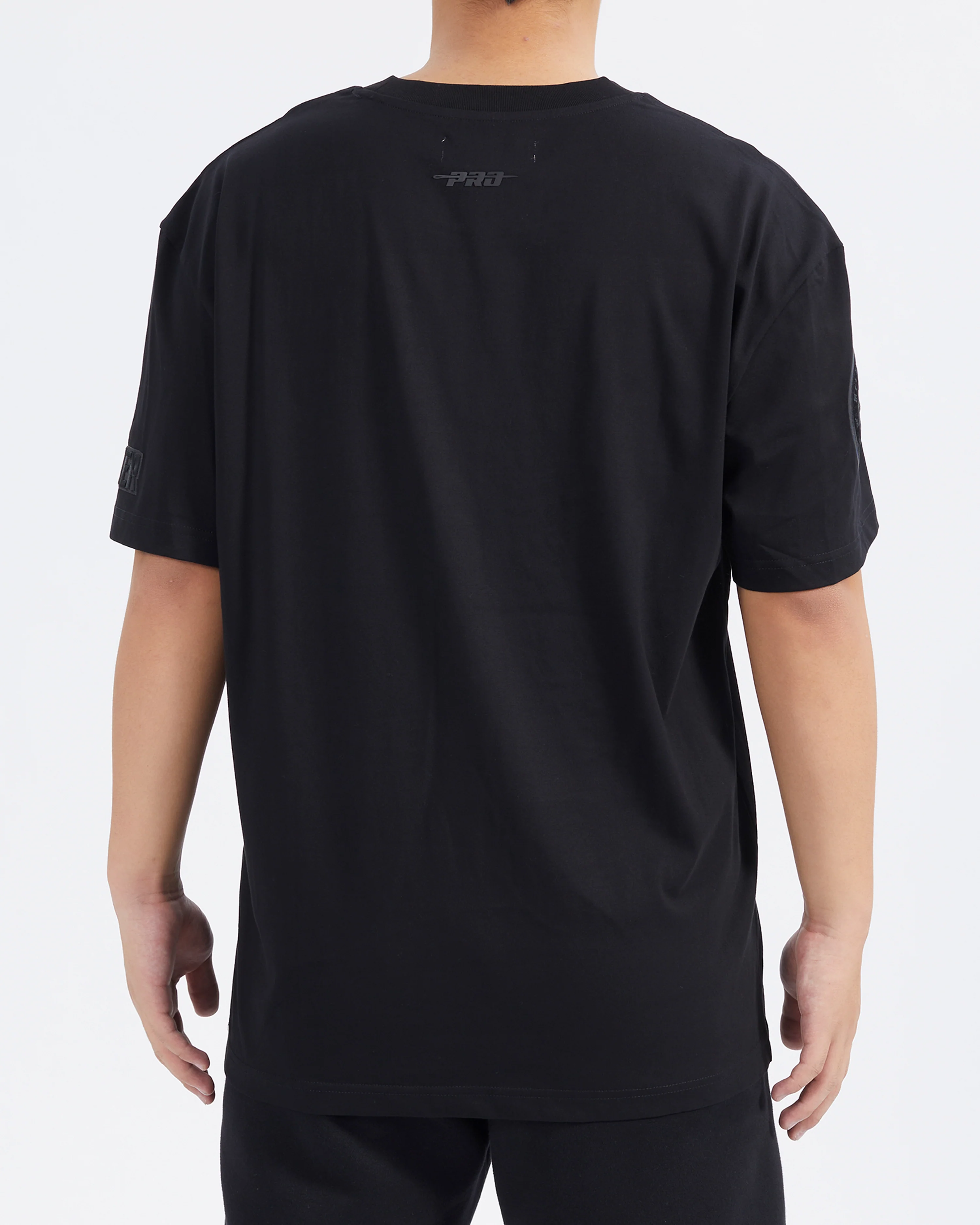 NBA DENVER NUGGETS NEUTRAL MEN'S DROP SHOULDER TEE (BLACK) - Image 3