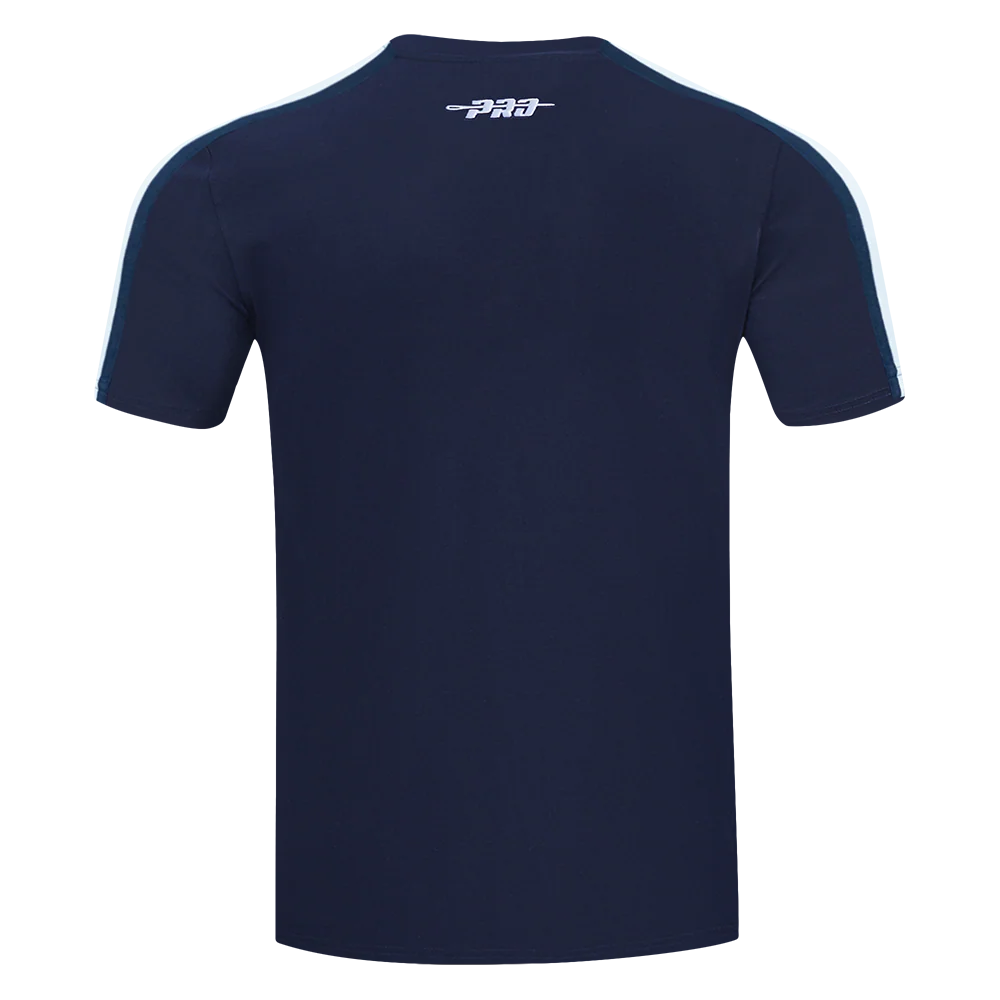 NBA DENVER NUGGETS RETRO CLASSIC MEN'S STRIPED TEE (MIDNIGHT NAVY) - Image 3