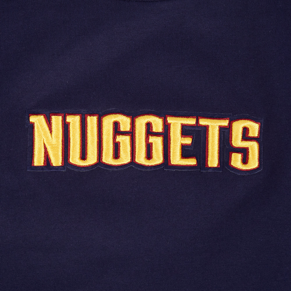 NBA DENVER NUGGETS WINGSPAN MEN'S DROP SHOULDER LS TEE (MIDNIGHT NAVY) - Image 7