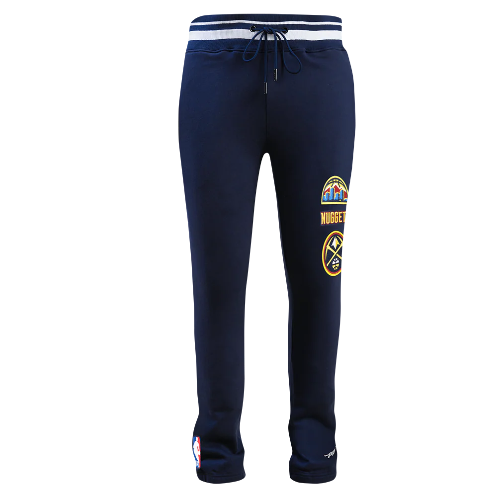NBA DENVER NUGGETS RETRO CLASSIC MEN'S RIB SWEATPANT (MIDNIGHT NAVY) - Image 2