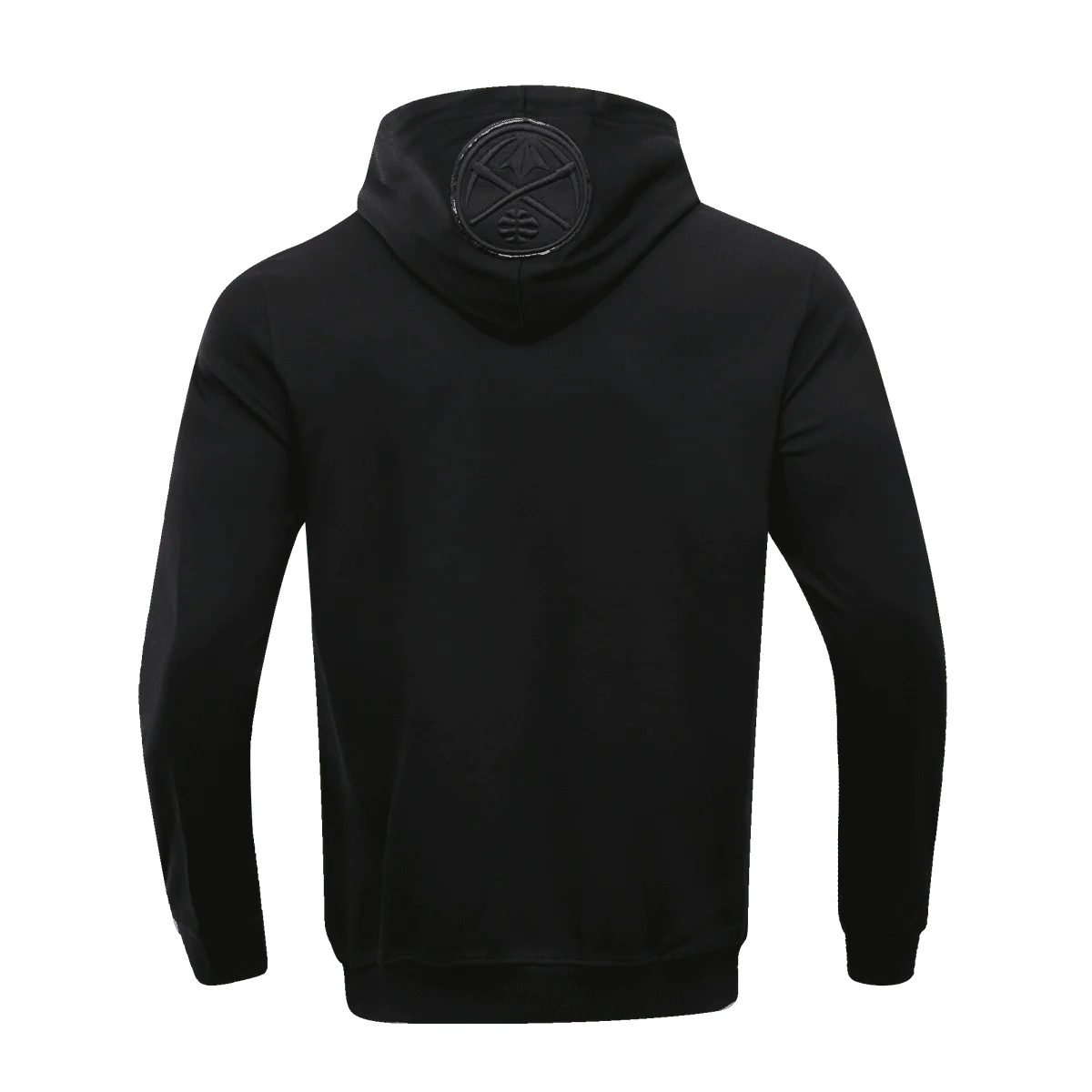 NBA DENVER NUGGETS TRIPLE BLACK MEN'S PULLOVER HOODIE (TRIPLE BLACK) - Image 17