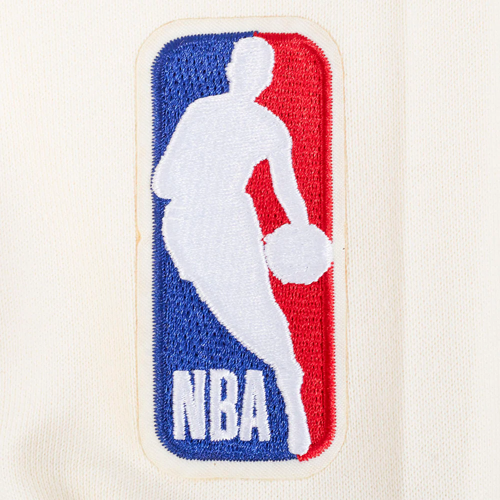 NBA DENVER NUGGETS RETRO CLASSIC MEN'S RIB PULLOVER HOODIE (EGGSHELL/ MIDNIGHT NAVY) - Image 7