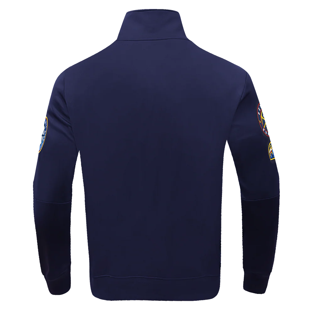 NBA DENVER NUGGETS CLASSIC MEN'S TRACK JACKET (MIDNIGHT NAVY) - Image 3