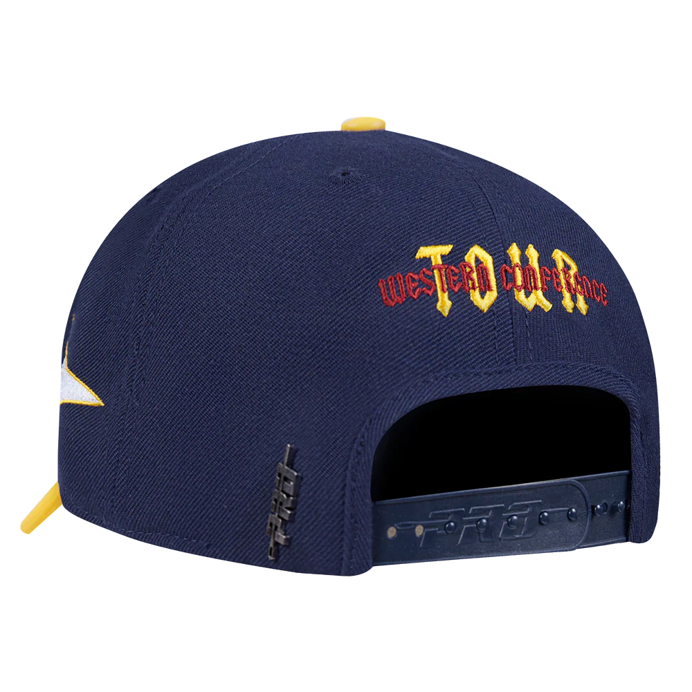 NBA DENVER NUGGETS CITY TOUR CURVED SNAPBACK HAT (MIDNIGHT NAVY) - Image 3
