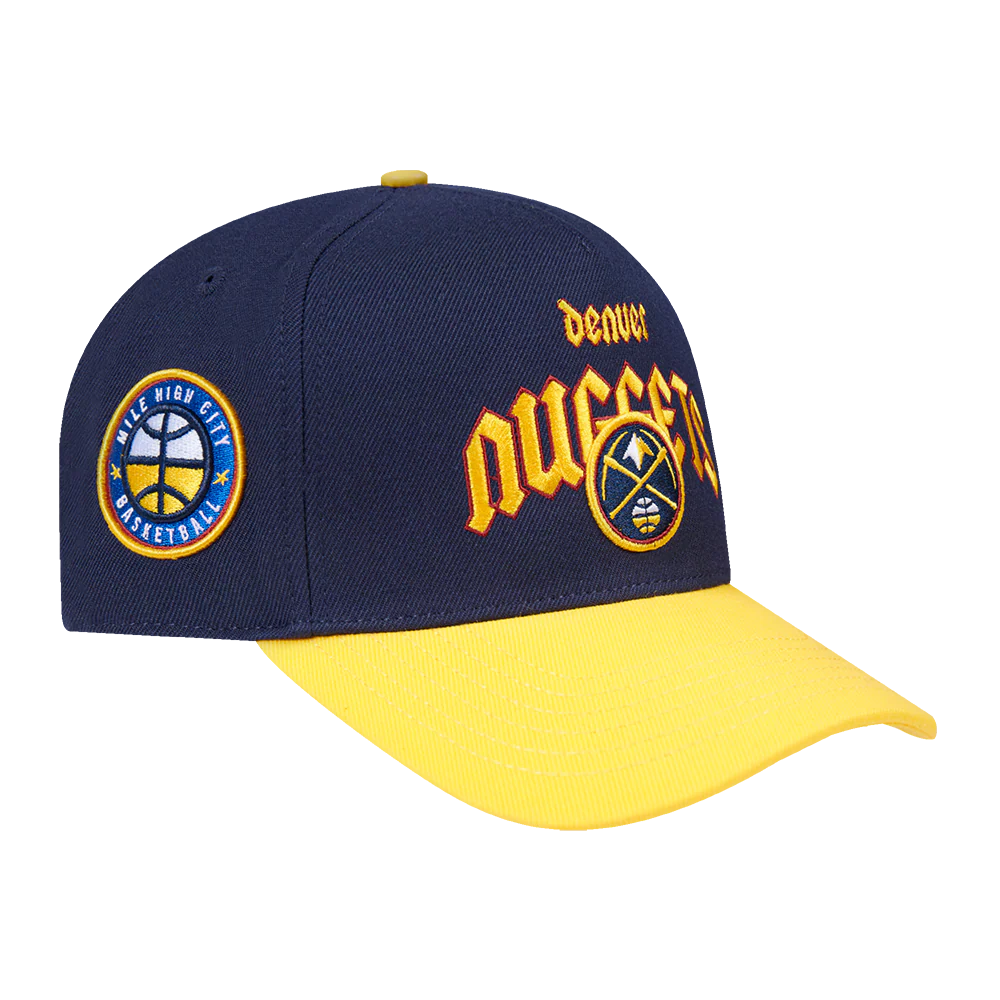 NBA DENVER NUGGETS CITY TOUR CURVED SNAPBACK HAT (MIDNIGHT NAVY) - Image 5