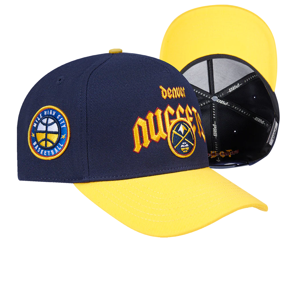 NBA DENVER NUGGETS CITY TOUR CURVED SNAPBACK HAT (MIDNIGHT NAVY) - Image 7