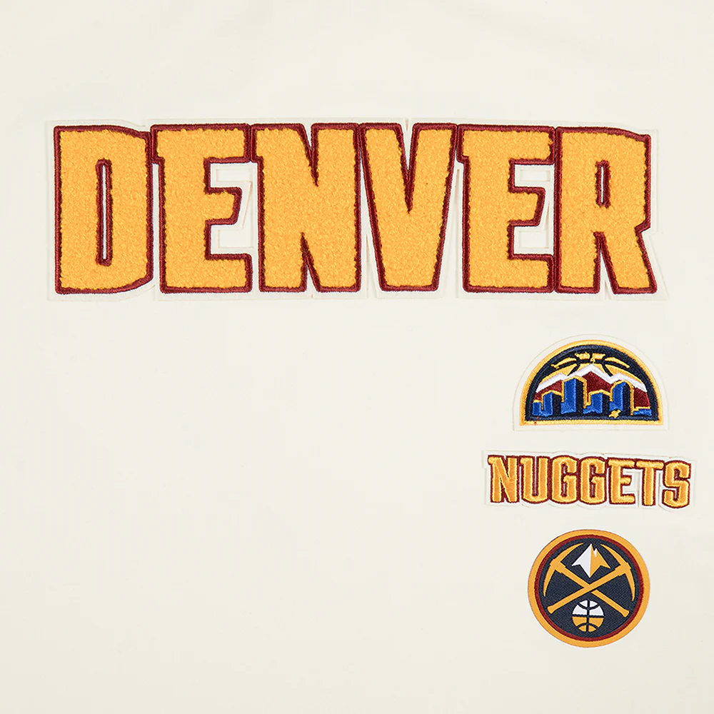 NBA DENVER NUGGETS RETRO CLASSIC WOMEN'S SJ BOXY TEE (EGGSHELL) - Image 6