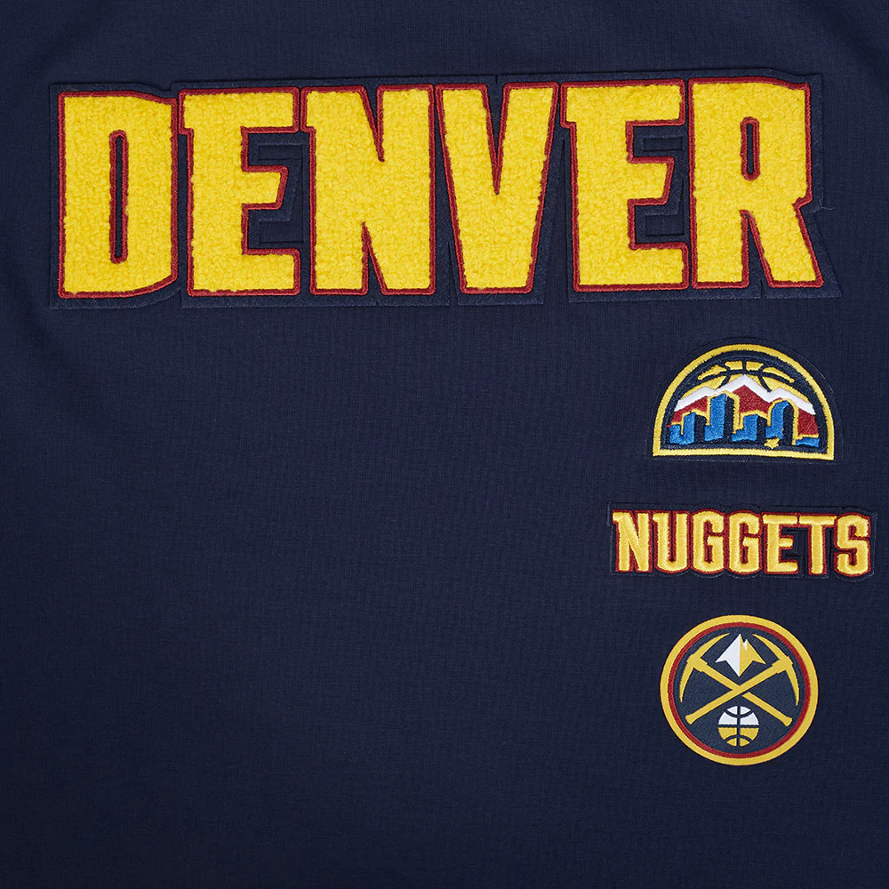 NBA DENVER NUGGETS RETRO CLASSIC WOMEN'S BOXY TEE (MIDNIGHT NAVY) - Image 7