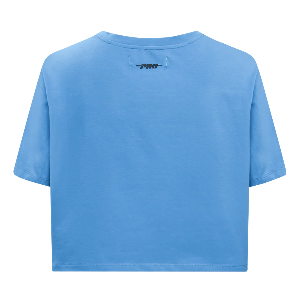 NBA DENVER NUGGETS RETRO CLASSIC WOMEN'S BOXY TEE (UNIVERSITY BLUE) - Image 5