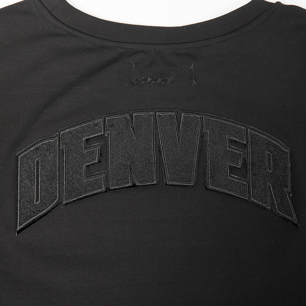 NBA DENVER NUGGETS TRIPLE BLACK WOMEN'S SJ BOXY TEE (TRIPLE BLACK WOMEN'S) - Image 7