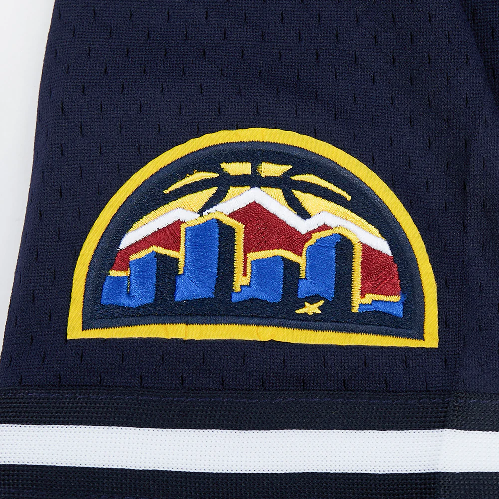 NBA DENVER NUGGETS NIKOLA JOKIC #15 CLASSIC PNN BIG BOY'S MESH BUTTON DOWN SHIRT (MIDNIGHT NAVY) - Image 7