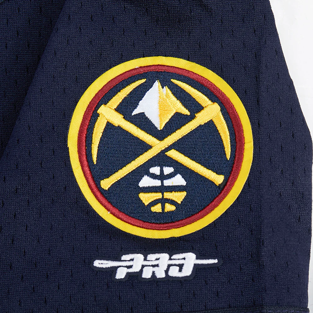 NBA DENVER NUGGETS NIKOLA JOKIC #15 CLASSIC PNN BIG BOY'S MESH BUTTON DOWN SHIRT (MIDNIGHT NAVY) - Image 8