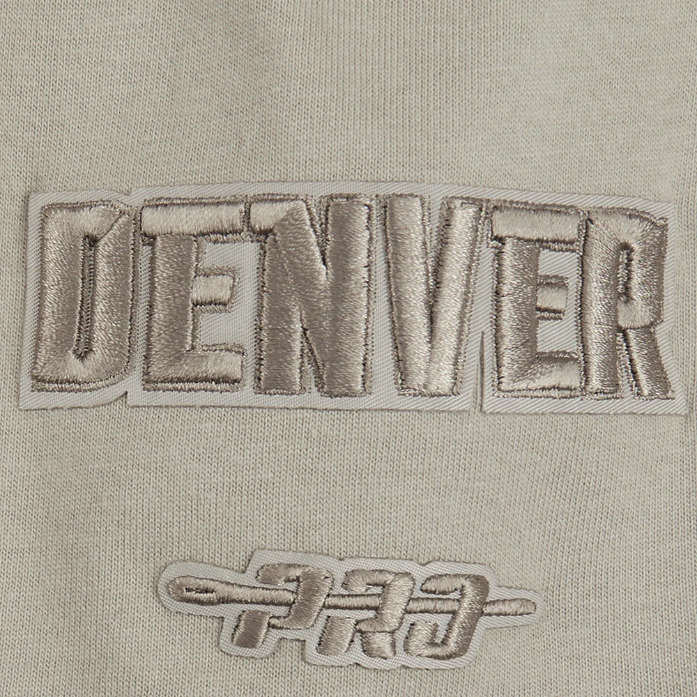 NBA DENVER NUGGETS NEUTRAL BIG BOY'S FLC PO HOODIE (TAUPE) - Image 7