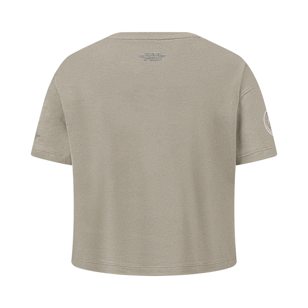 NBA DENVER NUGGETS NEUTRAL BIG GIRLS SS BOXY TEE (TAUPE) - Image 3