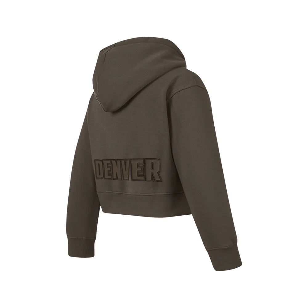 NBA DENVER NUGGETS NEUTRAL BIG GIRLS FLC CREWNECK (DARK TAUPE) - Image 4