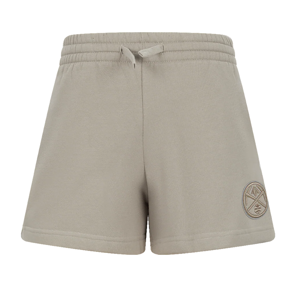 NBA DENVER NUGGETS NEUTRAL BIG GIRLS FLC SHORT (TAUPE) - Image 2