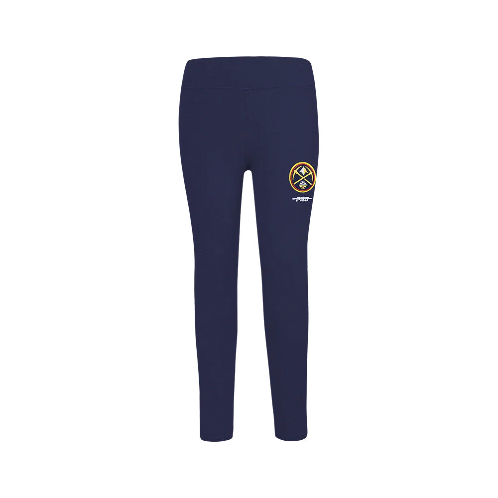 NBA DENVER NUGGETS RETRO CLASSIC BIG GIRLS LEGGING (MIDNIGHT NAVY) - Image 2