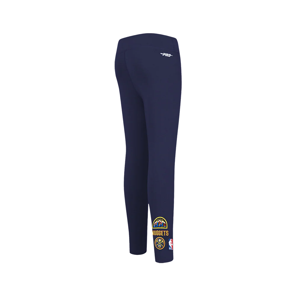 NBA DENVER NUGGETS RETRO CLASSIC BIG GIRLS LEGGING (MIDNIGHT NAVY) - Image 3