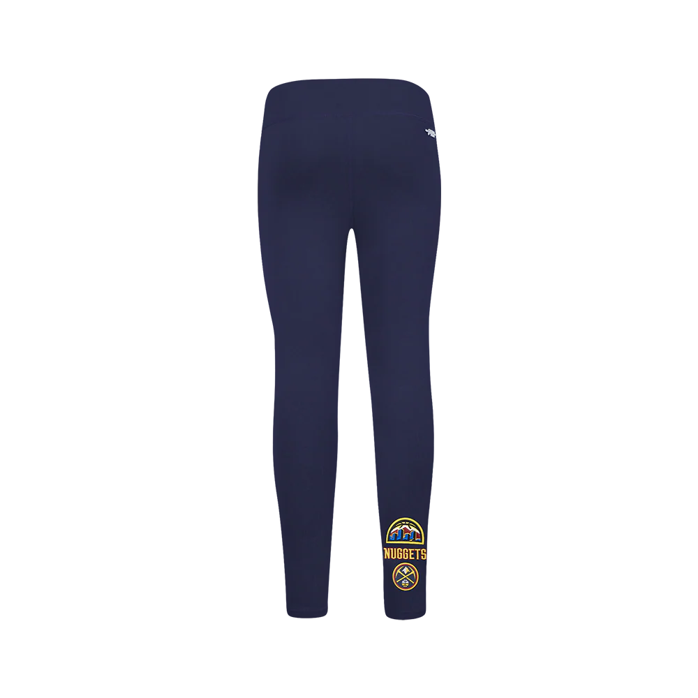 NBA DENVER NUGGETS RETRO CLASSIC BIG GIRLS LEGGING (MIDNIGHT NAVY) - Image 4