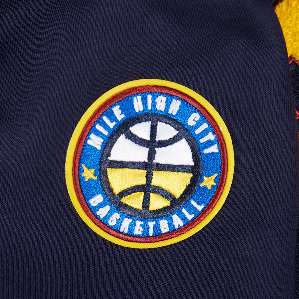NBA DENVER NUGGETS RETRO CLASSIC WOMEN'S RIB CREWNECK (MIDNIGHT NAVY) - Image 8