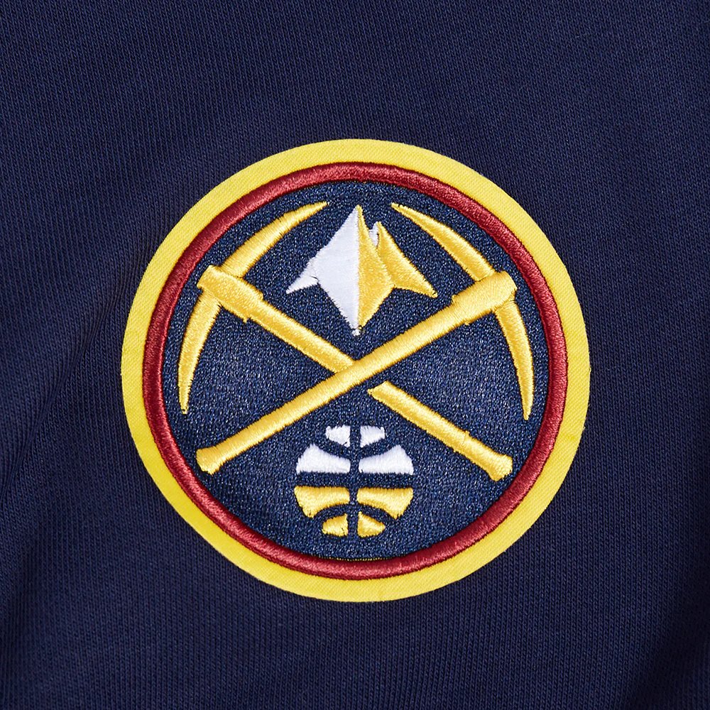 NBA DENVER NUGGETS WINGSPAN WOMEN'S FLC CREWNECK (MIDNIGHT NAVY) - Image 10