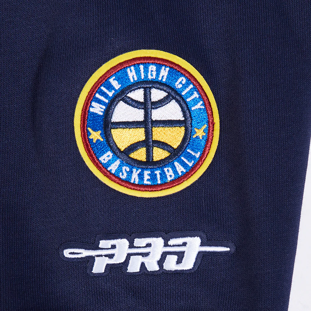 NBA DENVER NUGGETS WINGSPAN WOMEN'S FLC CREWNECK (MIDNIGHT NAVY) - Image 8