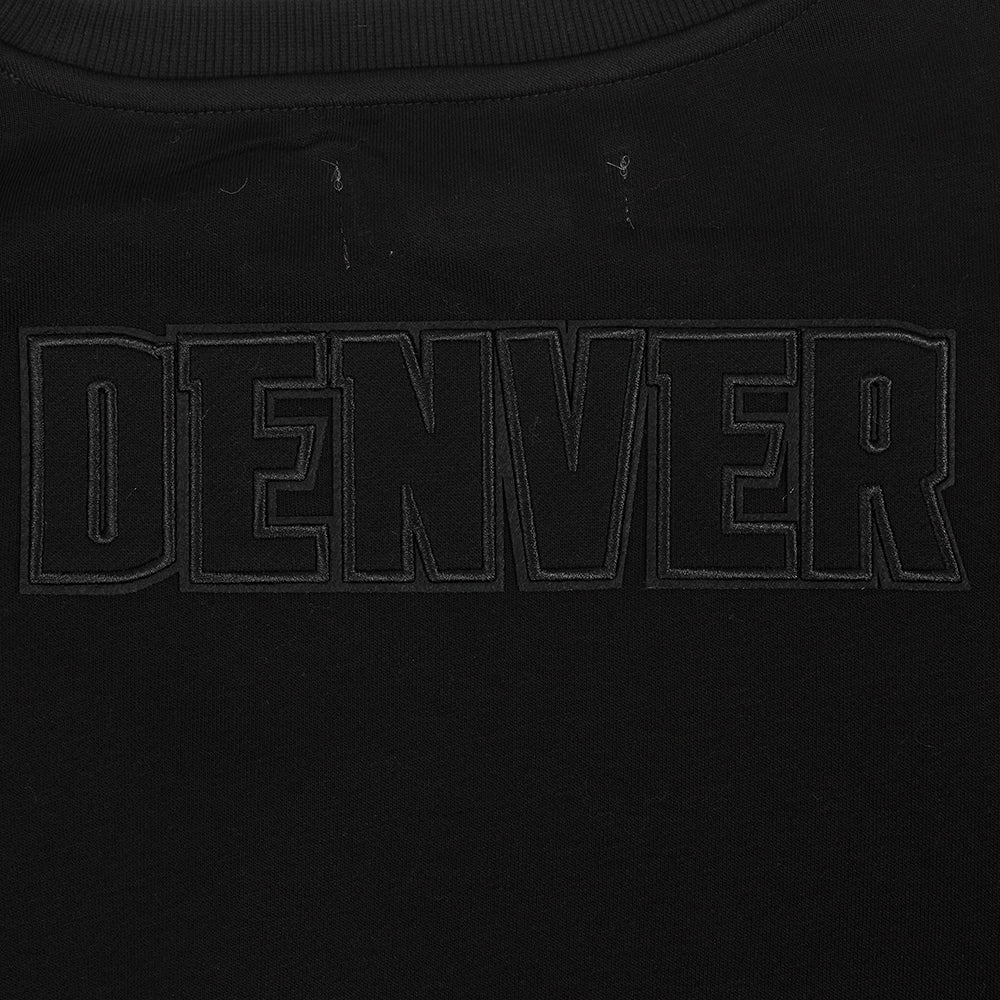 NBA DENVER NUGGETS NEUTRAL WOMEN'S CREWNECK (BLACK) - Image 10