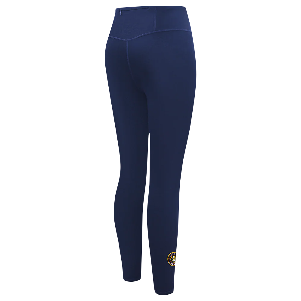 NBA DENVER NUGGETS OLD ENGLISH WOMEN'S HW JERSEY LEGGING (MIDNIGHT NAVY) - Image 3