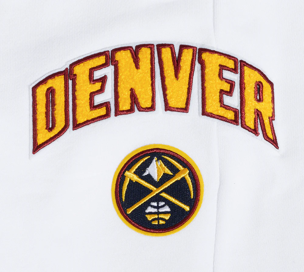 NBA DENVER NUGGETS CLASSIC WOMEN'S FLEECE SWEATPANT (WHITE) - Image 7