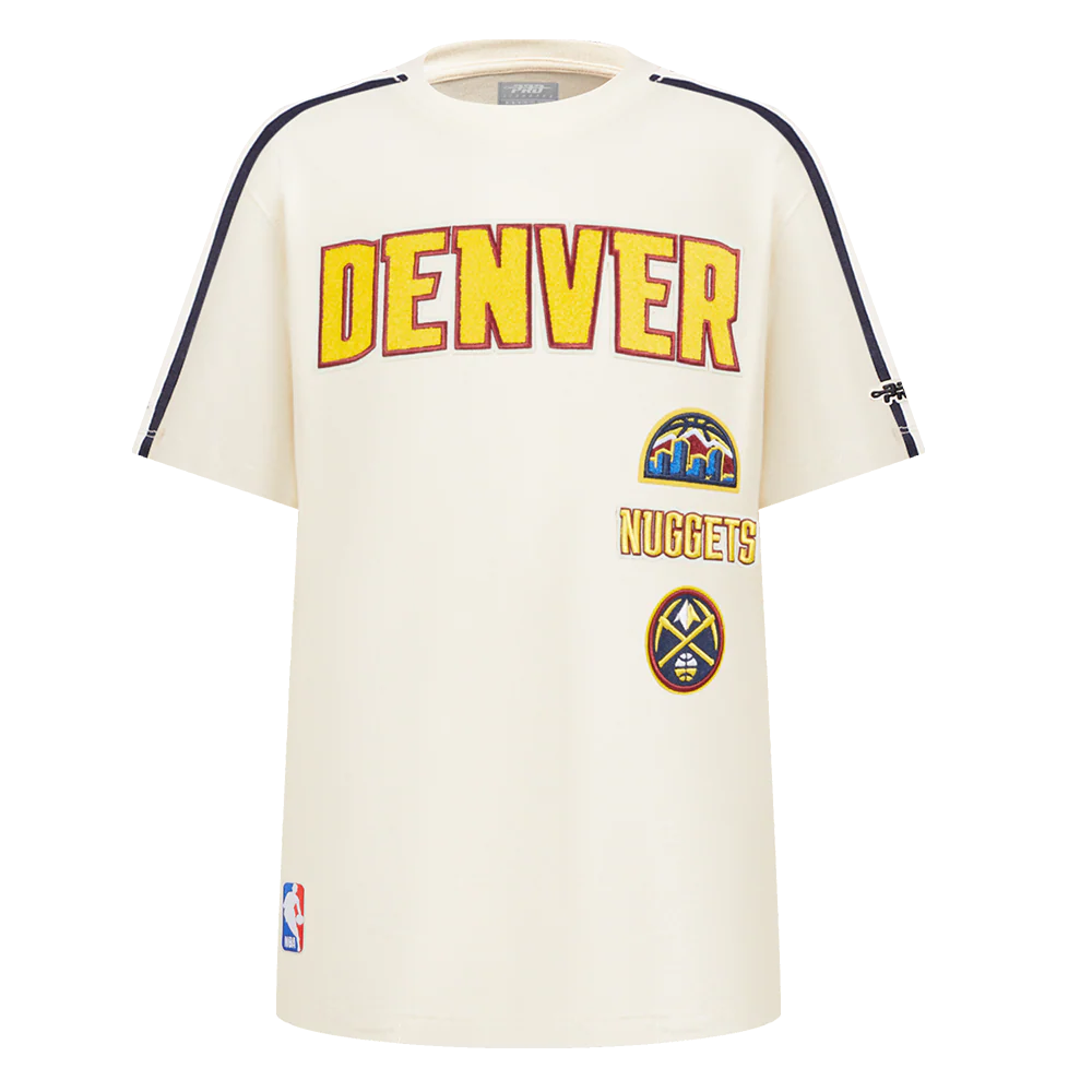 NBA DENVER NUGGETS RETRO CLASSIC LITTLE BOYS SHORT SLEEVE TAPING TEE (MIDNIGHT NAVY)