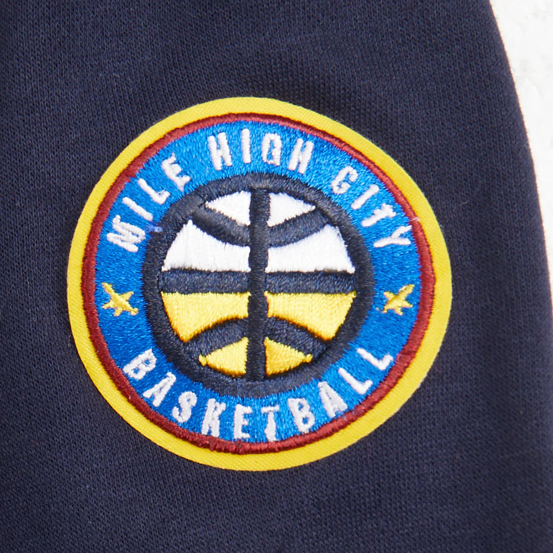 NBA DENVER NUGGETS CLASSIC LITTLE BOYS FLEECE PULLOVER HOODIE (MIDNIGHT NAVY) - Image 6