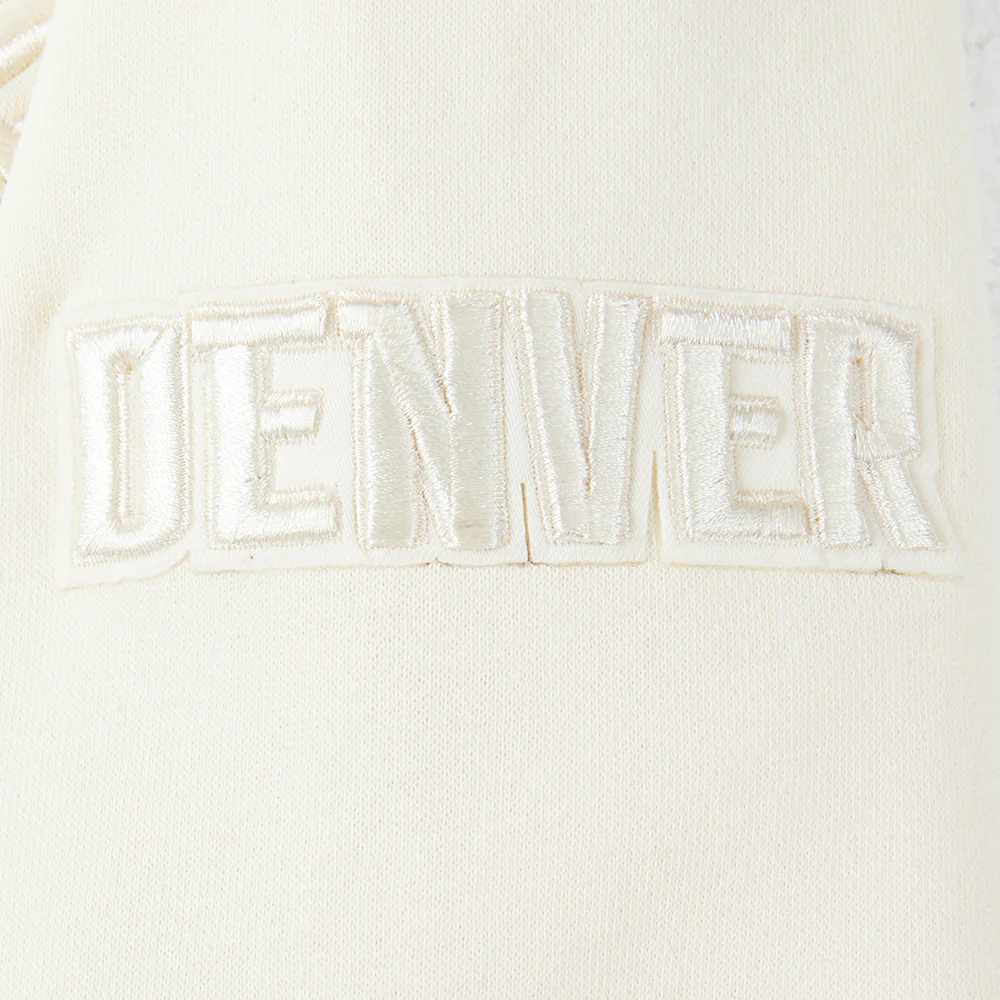NBA DENVER NUGGETS NEUTRAL LITTLE BOYS FLEECE PULLOVER HOODIE (EGGSHELL) - Image 4