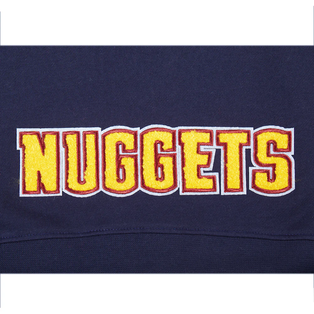 NBA DENVER NUGGETS CLASSIC LITTLE GIRLS FLEECE FULL ZIP HOODIE (MIDNIGHT NAVY) - Image 6