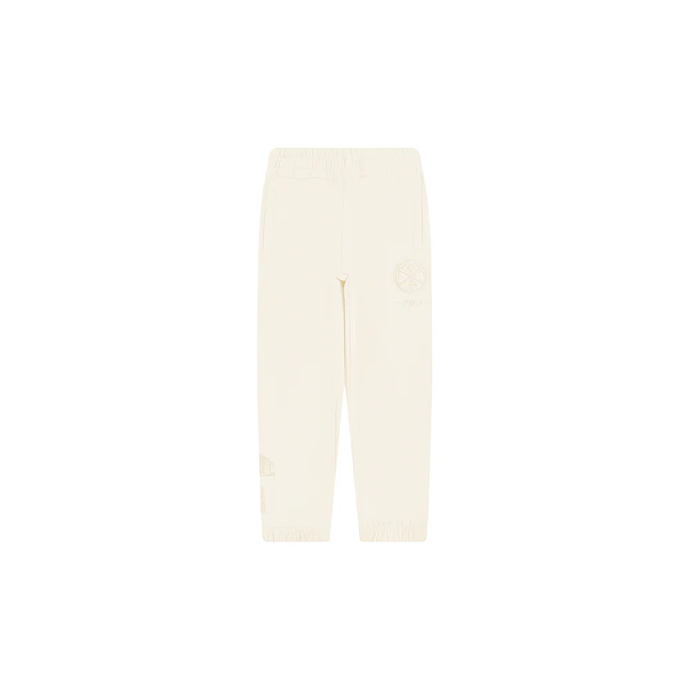 NBA DENVER NUGGETS NEUTRAL TODDLER BOYS FLEECE SWEATPANT (EGGSHELL) - Image 4