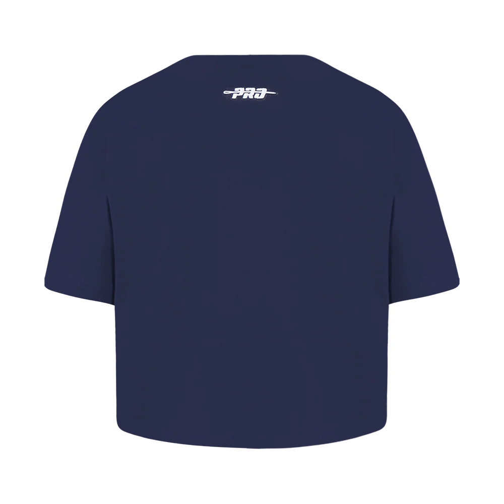 NBA DENVER NUGGETS RETRO CLASSIC TODDLER GIRLS SHORT SLEEVE BOXY TEE (MIDNIGHT NAVY) - Image 3