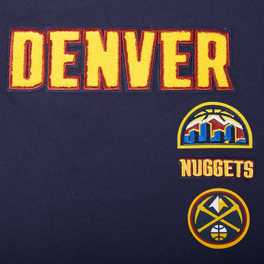 NBA DENVER NUGGETS RETRO CLASSIC TODDLER GIRLS SHORT SLEEVE BOXY TEE (MIDNIGHT NAVY) - Image 7