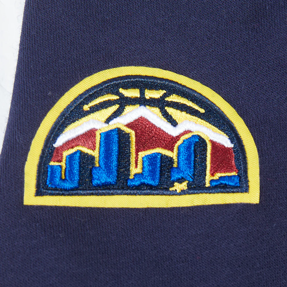 NBA DENVER NUGGETS CLASSIC TODDLER GIRLS FLEECE FULL ZIP HOODIE  (MIDNIGHT NAVY) - Image 5