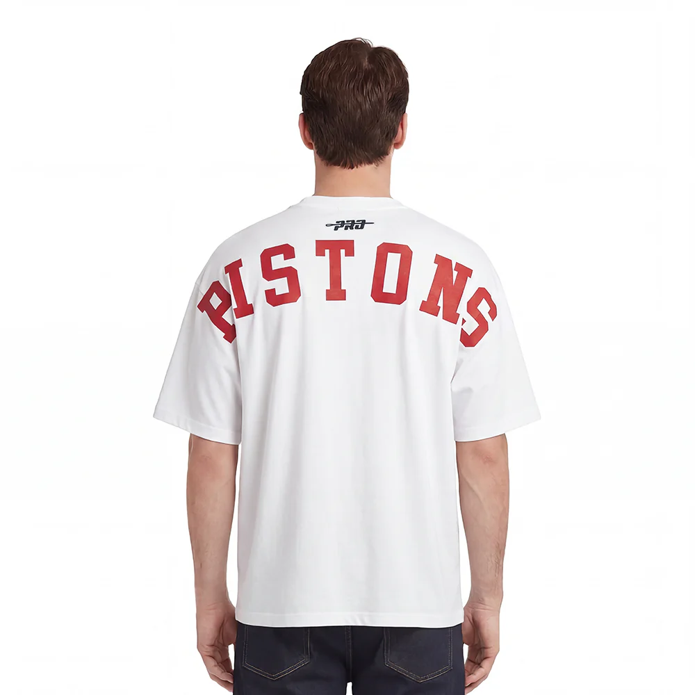 NBA DETROIT PISTONS WINGSPAN MEN'S S/S TEE (WHITE)
