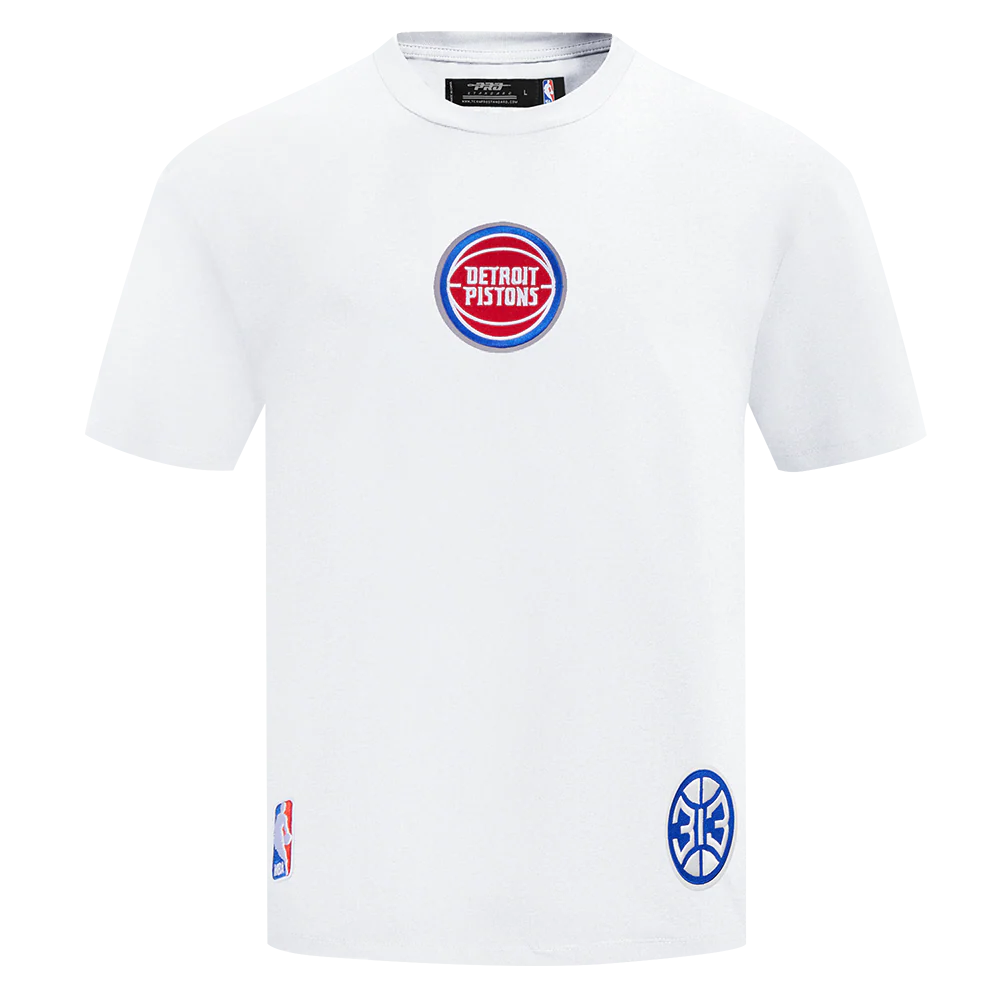 NBA DETROIT PISTONS WINGSPAN MEN'S S/S TEE (WHITE) - Image 3