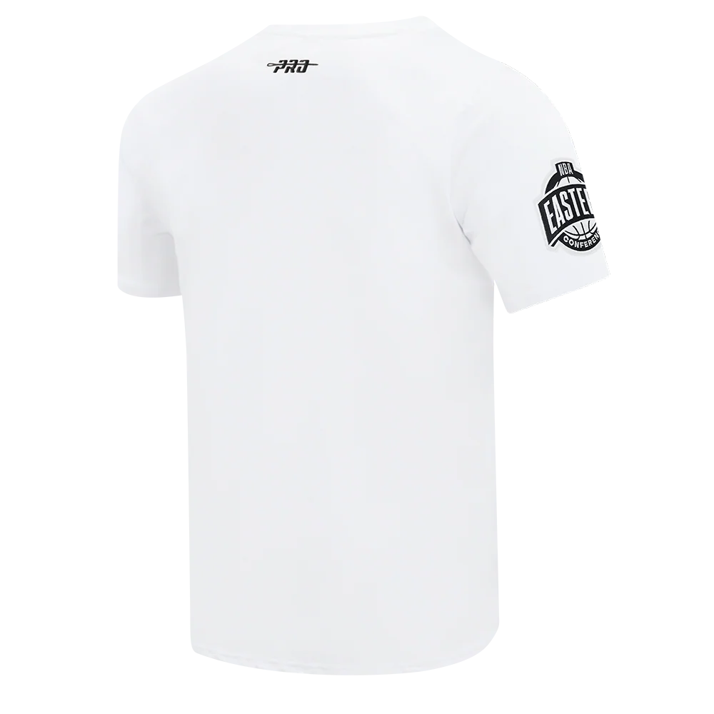 NBA DETROIT PISTONS LETTERMAN MEN'S S/S TEE (WHITE) - Image 4