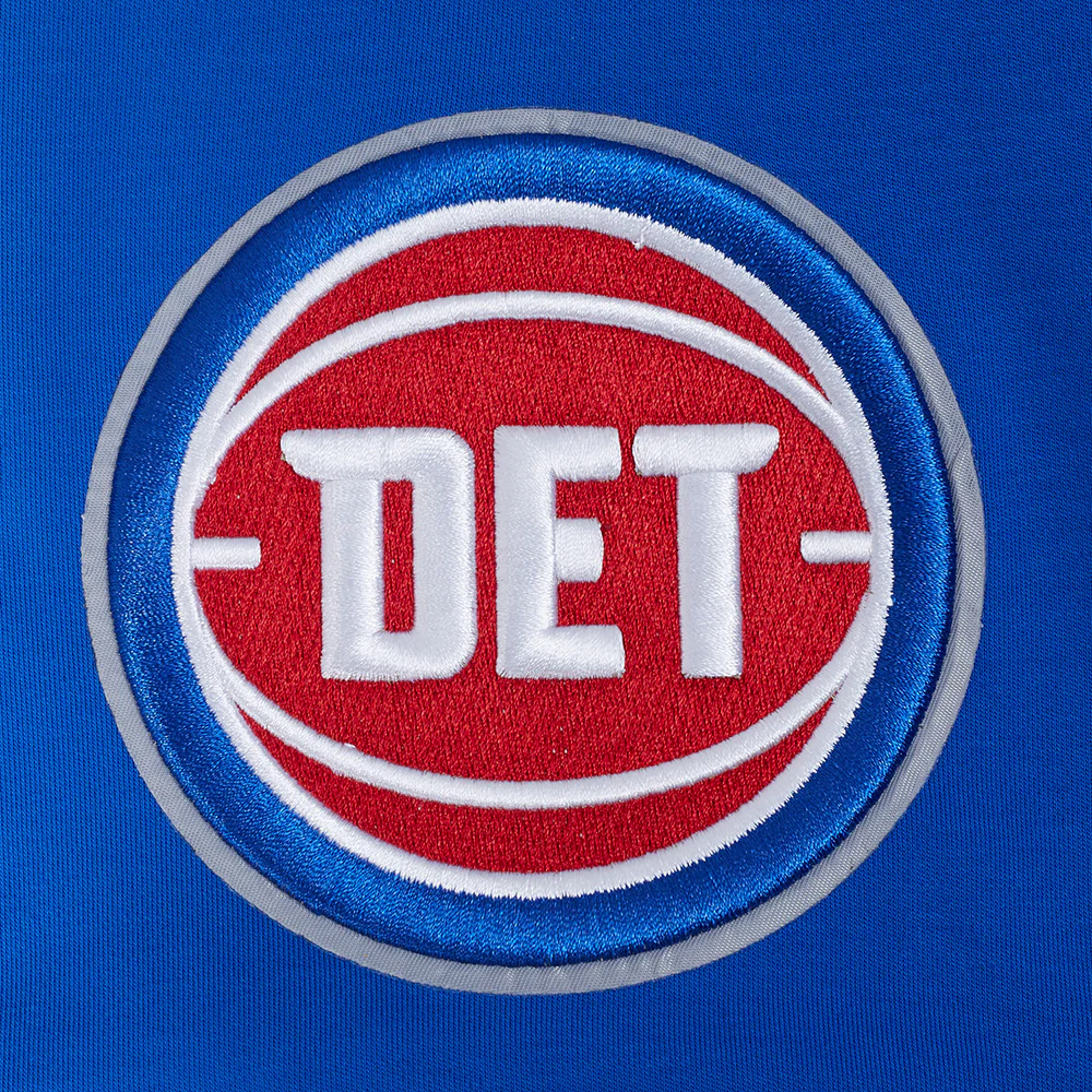 NBA DETROIT PISTONS RETRO CLASSIC MEN'S TEE (ROYAL BLUE/RED) - Image 7