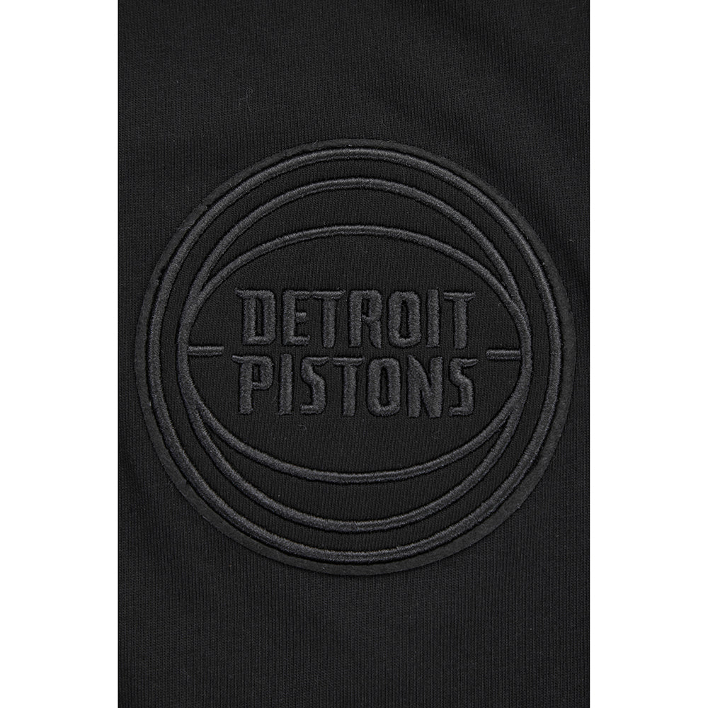 NBA DETROIT PISTONS NEUTRAL MEN'S COTTON JERSEY DROP SHOULDER TEE (BLACK) - Image 8