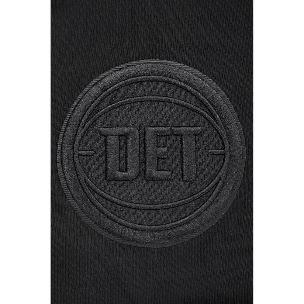 NBA DETROIT PISTONS NEUTRAL MEN'S COTTON JERSEY DROP SHOULDER TEE (BLACK) - Image 9