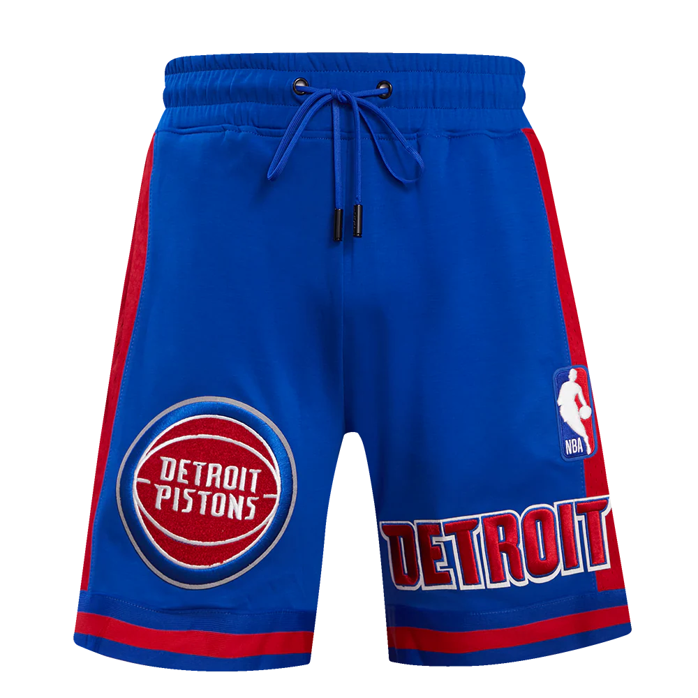 NBA DETROIT PISTONS RETRO CLASSIC MEN'S 2.0 SHORT (ROYAL BLUE/RED) - Image 4