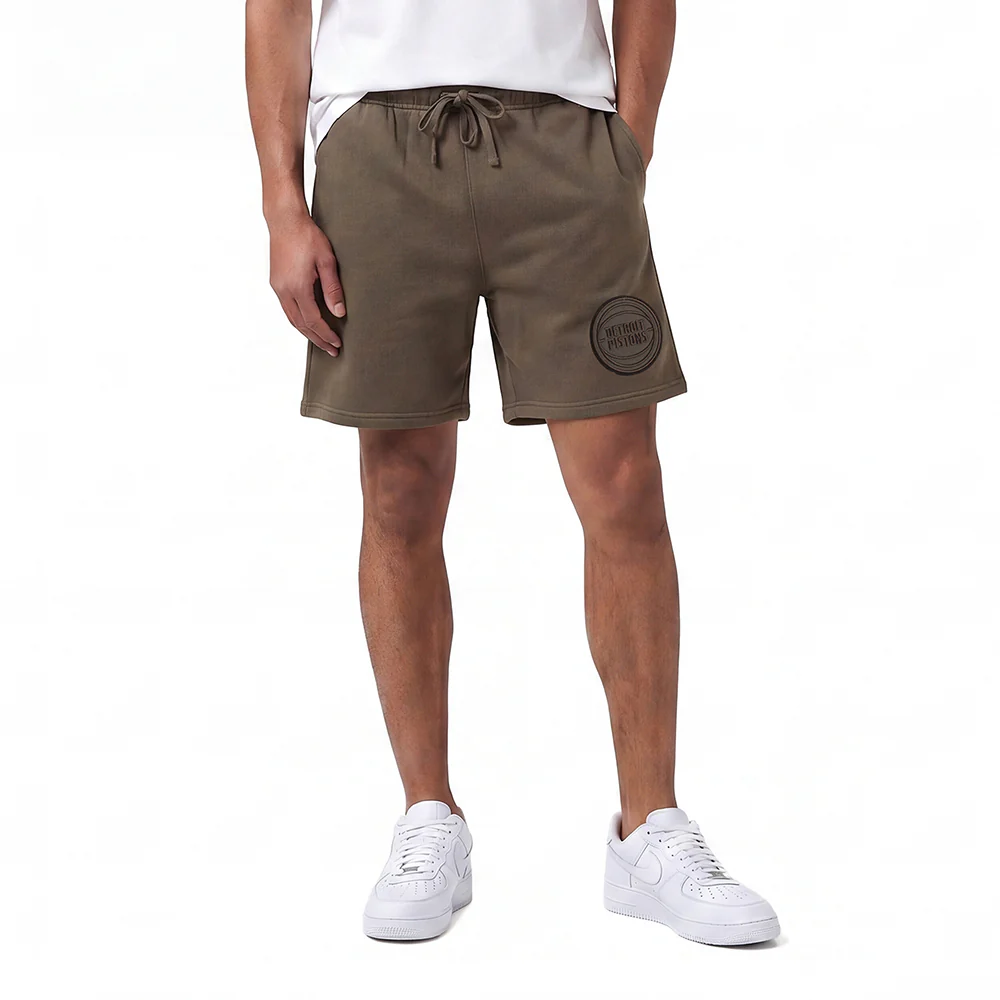NBA DETROIT PISTONS NEUTRAL MEN'S SHORT (DARK TAUPE)