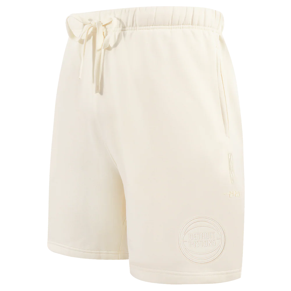 NBA DETROIT PISTONS NEUTRAL MEN'S SHORT (EGGSHELL) - Image 4