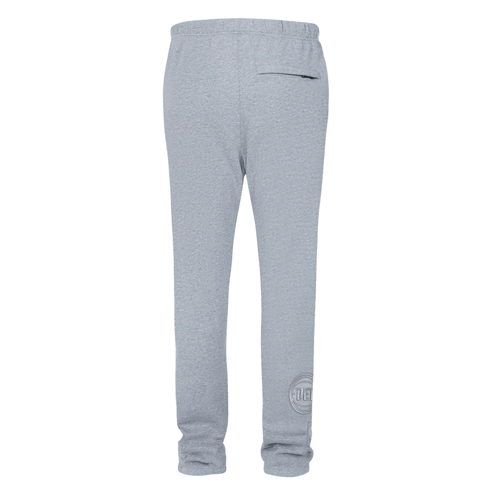 NBA DETROIT PISTONS NEUTRAL MEN'S SWEATPANT (DARK HEATHER GRAY) - Image 7