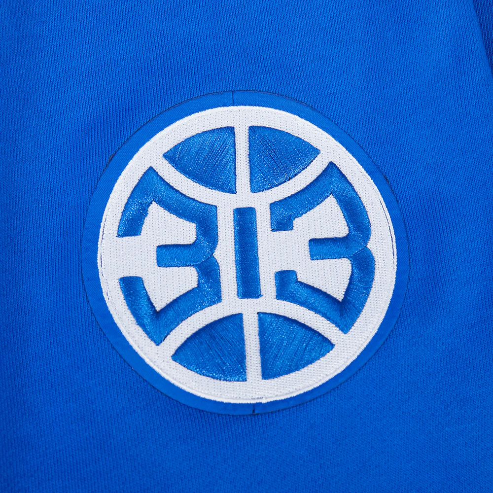 NBA DETROIT PISTONS CITY ARCH MEN'S FLC PO HOODIE (ROYAL BLUE) - Image 6