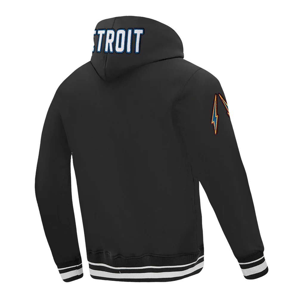 NBA DETROIT PISTONS CITY EDITION 25-26 MEN'S RIB FLC PO HOODIE (BLACK) - Image 6
